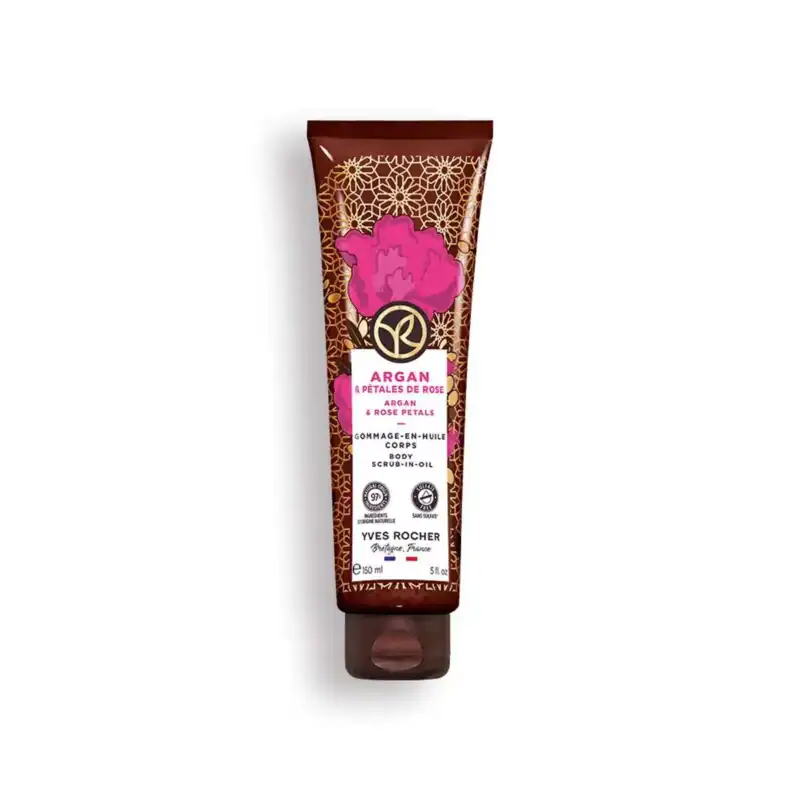 Skrab për trupin me argan dhe trëndafil 150ml.