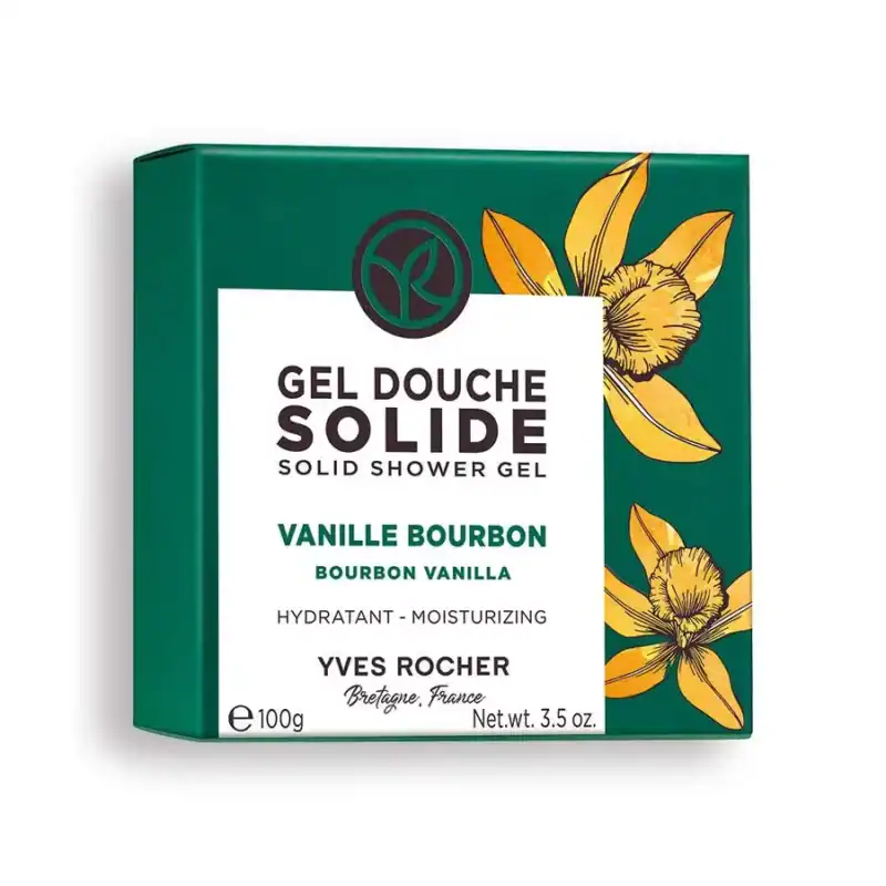 Xhel dushi solid për trupin me vanilje 100 gr
