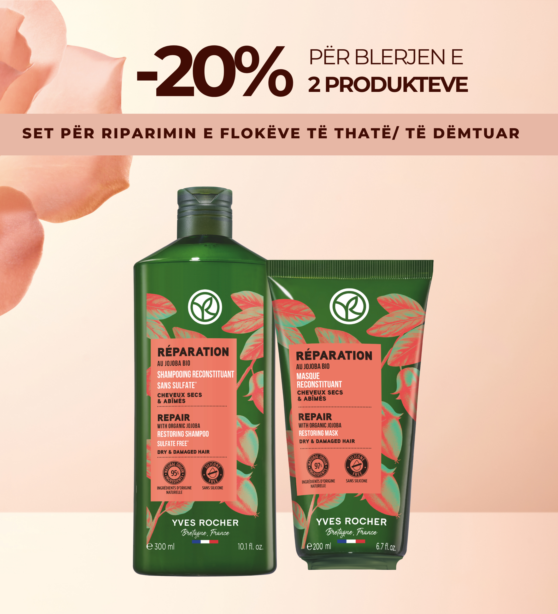 12 Set për riparimin e flokëve të thatë/të dëmtuar - Figura 1