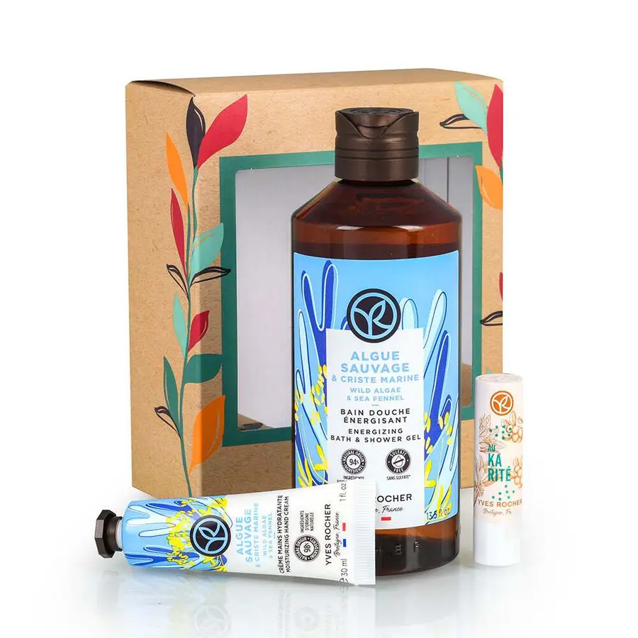 setalga2 Set me 3 produkte për trupin me alga - Figura 1