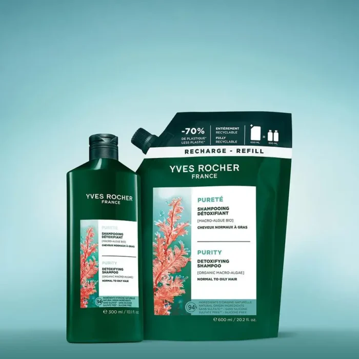 Shampo kundër yndyrës me rimbushje 600ml - Figura 3