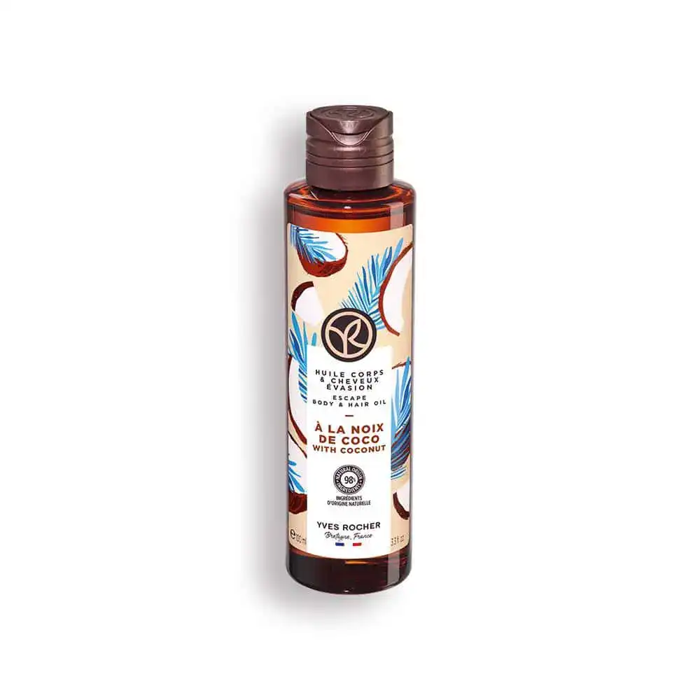 57384_1.webp Vaj për trupin dhe flokët me kokos 100ml - Figura 1